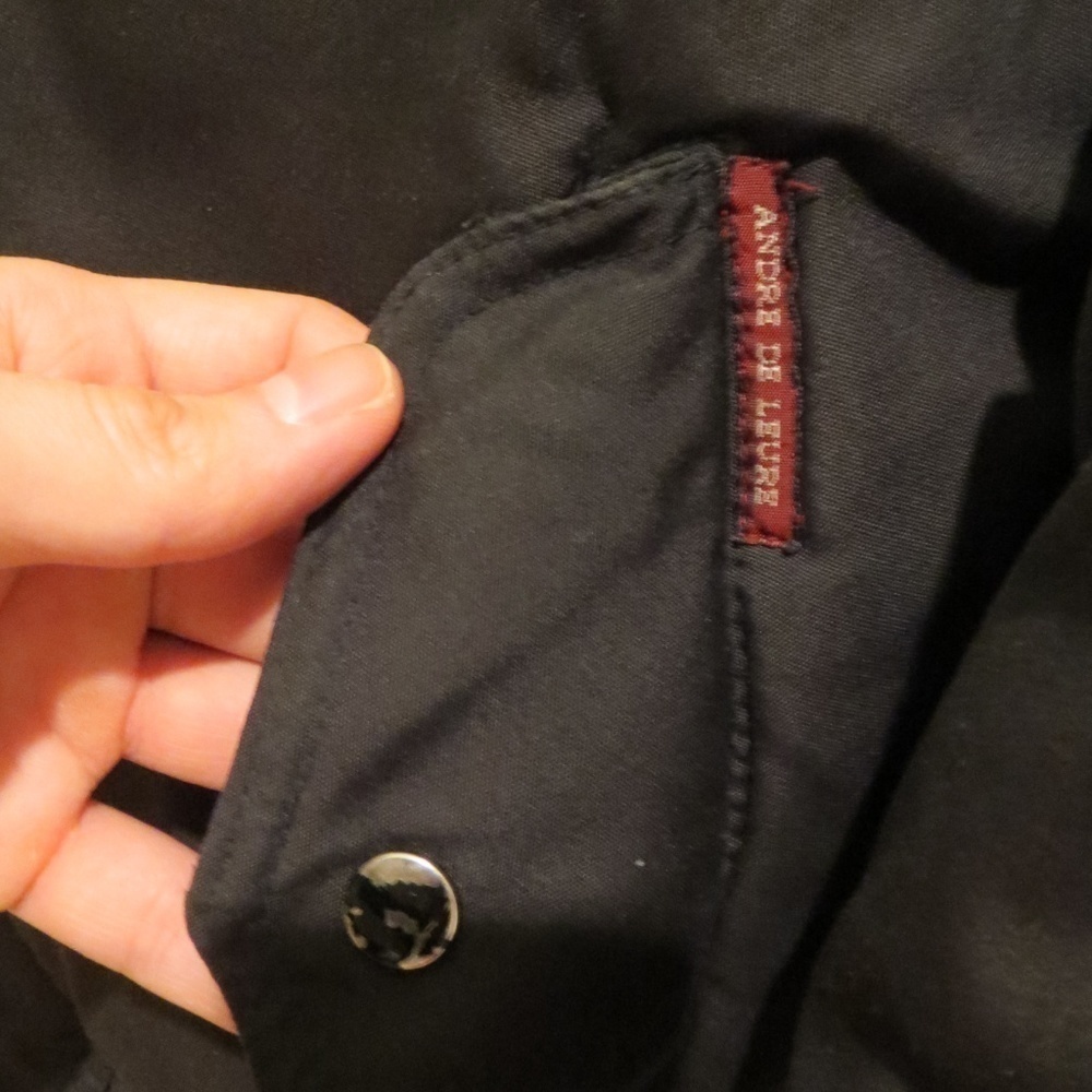 Vintage Andre De Leure Biker Military Jacket - Picture 5 of 7